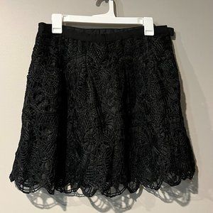 Chaiken Black Lace Skirt Size 8